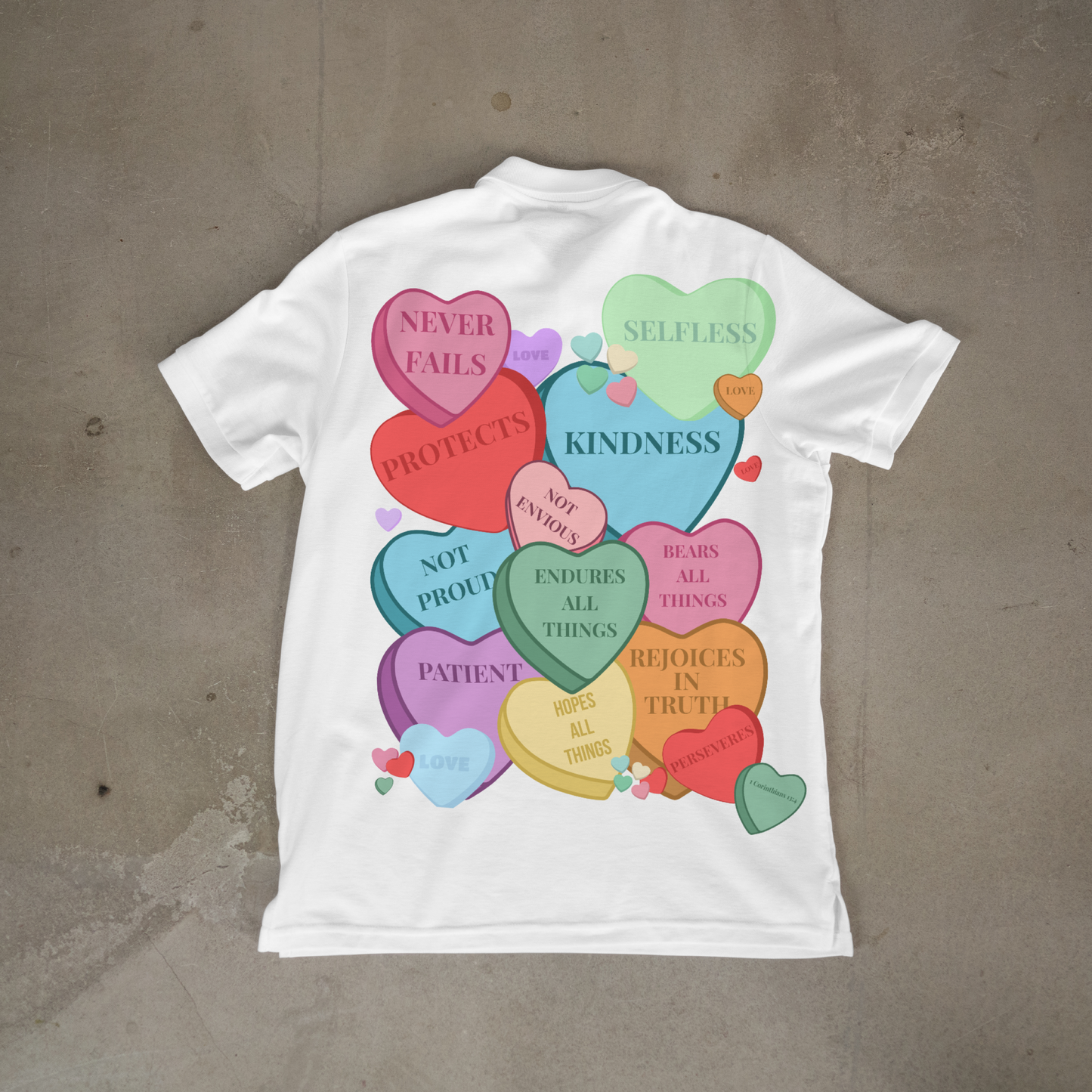 “Love Is.” Scripture Tee