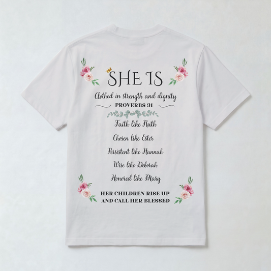 "SHE IS" Tee