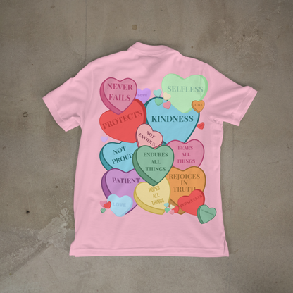 “Love Is.” Scripture Tee